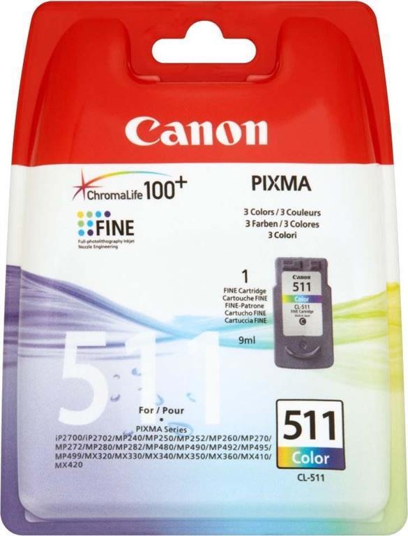 CANON Cartuccia originale Canon CL-511 blister tricromia